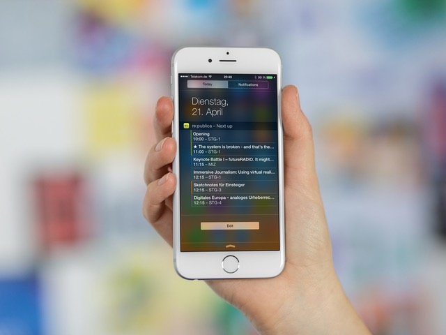 Screenshot of the re:publica App